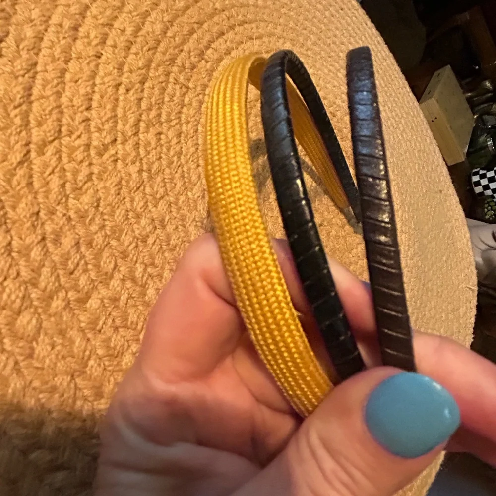 Black Brown & Yellow Hairbands